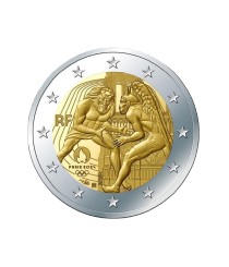 France 2 Euro 2024 Olympic Games Paris 2024 Hercules BU coincard set of 5 versions