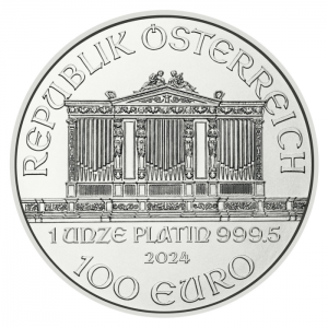 Austria 2024 - Wiener Philharmoniker Pt999.5 1 oz BU