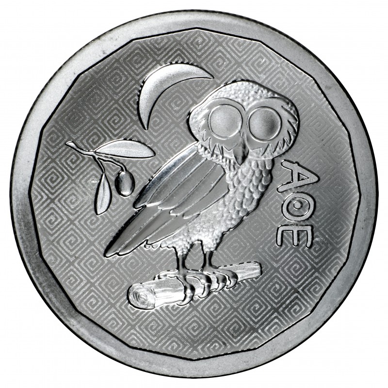 St. Helena 2024 Athenian Owl Ag999 1 oz BU Germania Mint Invest