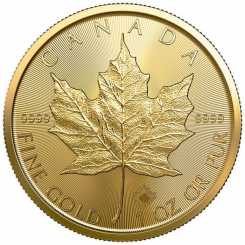 Canada 2023- Maple Leaf Au999.9 1oz (z defektami)