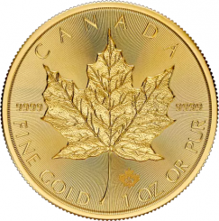 Canada 2024 - Maple Leaf Au999.9 1oz BU