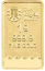 Gold bar Au999.9 The Royal Mint - Britannia 1g