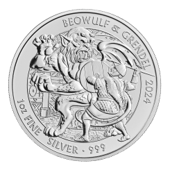 Great Britain 2024 - Myths and Legends - Beowulf Ag999 1oz BU