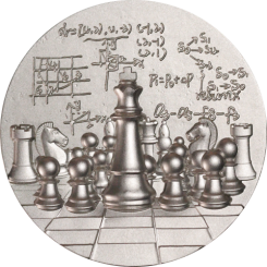 Cameroon 2024 - International Chess Coin Ag999 2oz BU