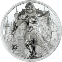 Cook Islands 2024 - Iron Knight - smartminting 4.0 Ag9999 5oz