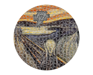 Cameroon 2022-Edvard Munch-So puzzle Art 3oz Ag999
