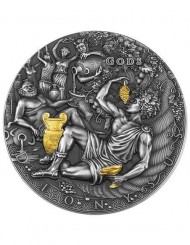 Niue 2022 - Gods - Dionysus Ag999 2 oz