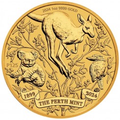 Australia 2024 - The Perth Mint’s 125th Anniversary Au999.9 1 oz BU
