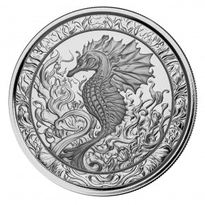 Samoa 2023 - Seahorse - 1 oz Ag999 Proof like