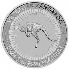 Australia 2024- Kangaroo Pt999.5 1 oz BU