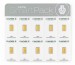 Gold bar Au999.9 Hafner Smartpack - 10x2g