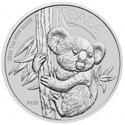 Australian 2024 - Koala Ag999.9 1oz BU