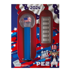 PEZ® Independence Day Silver Wafers & Dispense Ag999.9 6x5 g set