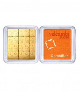 Gold bar Au999.9 Valcambi - 20x1 g CombiBar (Multicard)