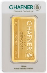 Gold bar Au999.9 C.Hafner - 50g