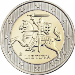 Lithuania 2 euro  2021 - circulation coin