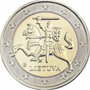 Lithuania 2 euro  2021 - circulation coin