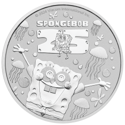 Tuvalu 2024 - Spongebob Squarepants Ag999.9 1oz BU