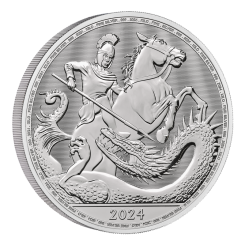 Great Britain 2024-St George and Dragon Ag999 1kg