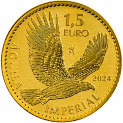 Spain 2024 - Imperial Eagle Au999.9 1 oz Proof Inverse