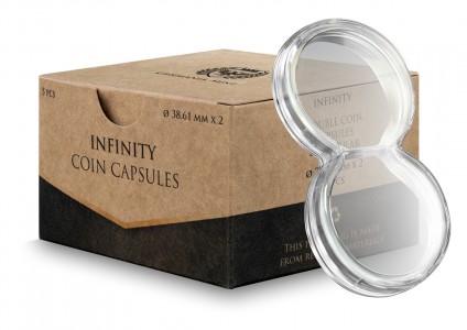 Infinity coin capsule 2x1 oz - set of 5 pcs