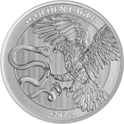 2024 Malta Golden Eagle 5 Euro 1 oz Silver BU VM