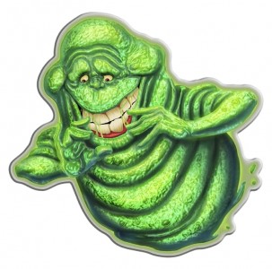 Niue 2024 -Ghostbusters 40th ann- Slimer Ag999 2oz