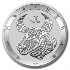 Tokelau 2024 - Zodiac Taurus Ag999 1oz BU