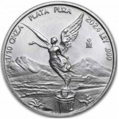 Mexico 2024 - Libertad Ag999 1/10oz BU