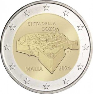 Malta 2 euro 2024 - Walled Cities Cittadella - CC