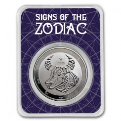 Tokelau 2024 - Zodiac Taurus Ag999 1oz BU TEP