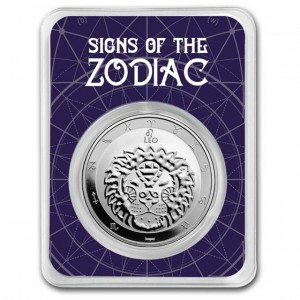 Tokelau 2024 - Zodiac Leo Ag999 1oz BU TEP