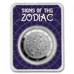 Tokelau 2024 - Zodiac Pisces Ag999 1oz BU TEP