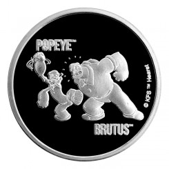 Samoa 2024 -  Popeye and Brutus Ag999 1oz BU