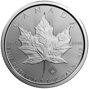 Canada - Maple Leaf Pt 999.5 1 oz  BACKDATED