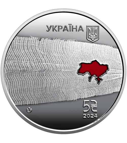 Ukraine 2024 - The Country of Superheroes. We Thank Our Medical Workers 16,5g nickiel silver