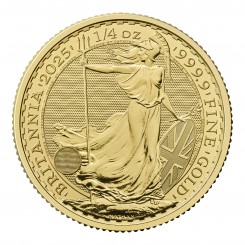 Great Britain 2025 - Britannia Au999.9 1/4  oz BU