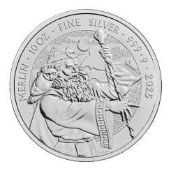 Great Britain 2025 - Myths and Legends - Merlin Ag999.9 10 oz