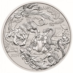 Australia 2024 - Chinese Myths and Legends - Four Guardians Ag999.9 1oz BU