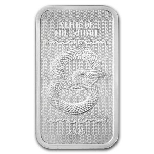 Silver bar - 2025 Snake Ag999 5 oz