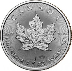 Canada 2025 - Maple Leaf Ag999.9 1oz BU