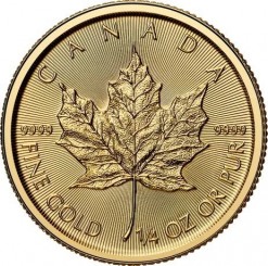 Canada 2025 - Maple Leaf Au999.9 1/4 oz BU