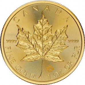 Canada 2025 - Maple Leaf Au999.9 1 oz BU