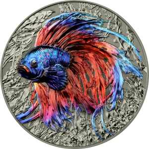 2024 Niue Island - Betta Fish 2 oz Silver HR