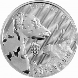 Croatia 2021 - Dalmatian Dog Ag999 1 oz