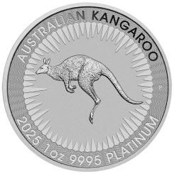 Australia 2025 - Kangaroo Pt999.5 1 oz BU