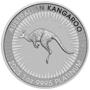 Australia 2025 - Kangaroo Pt999.5 1 oz BU