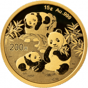 China 2025 - Panda Au999 15g BU