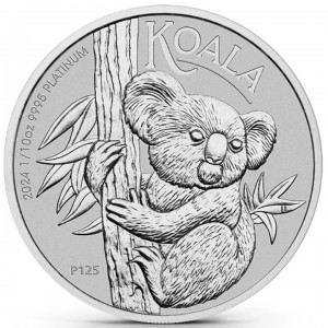 Australia 2024 - Koala Pt999.5 1/10 oz BU