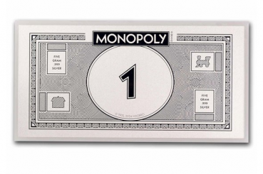 Samoa 2024 - Monopoly Currency Notes Ag999 5g